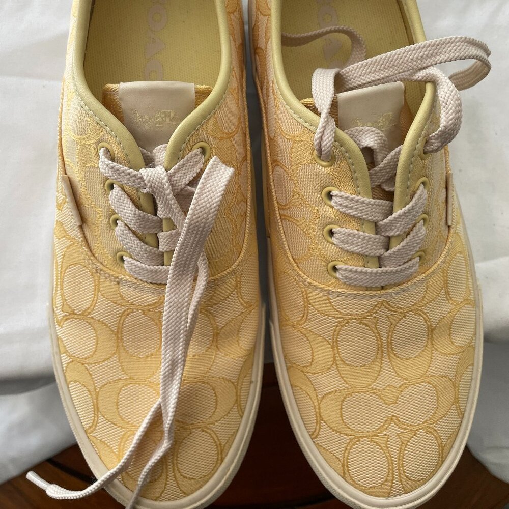Coach Yellow Sneakers - Picture 3 of 5